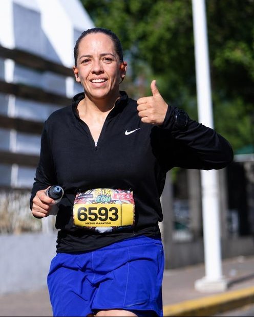 Marcela Gaytán, atleta de Aura Endurance Team